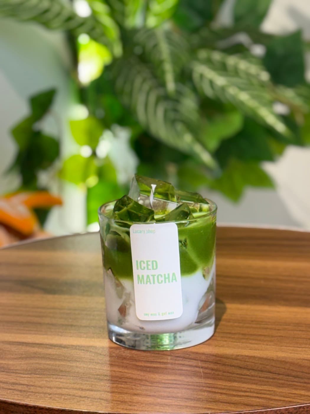 Matcha latte şam