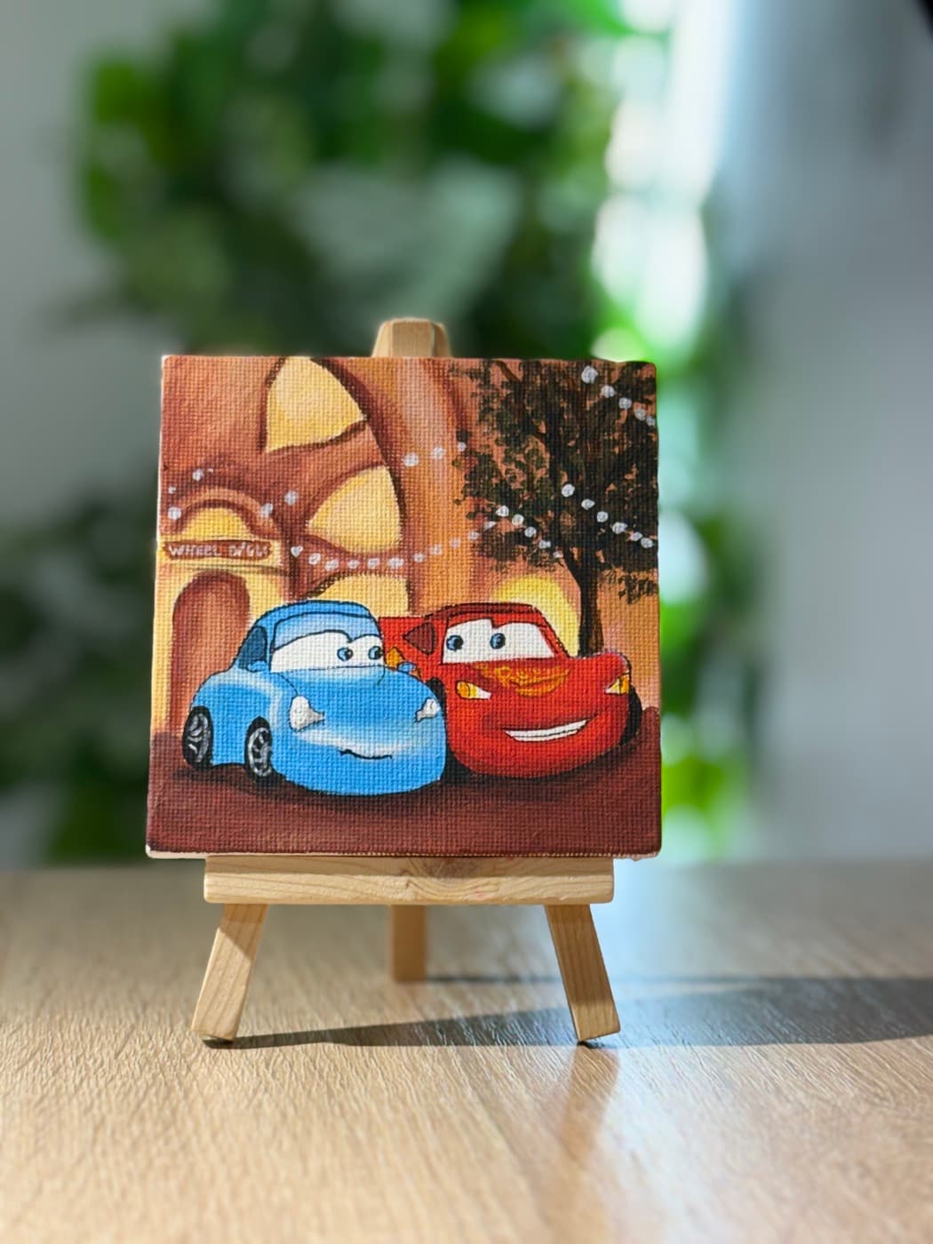 Mini tablo · Cars (10×10 sm)