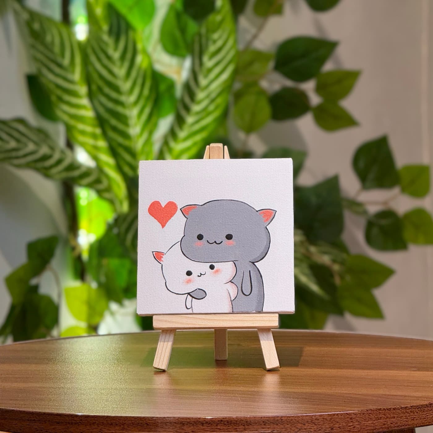 Mini tablo · Dudu Bubu (10×10 sm)