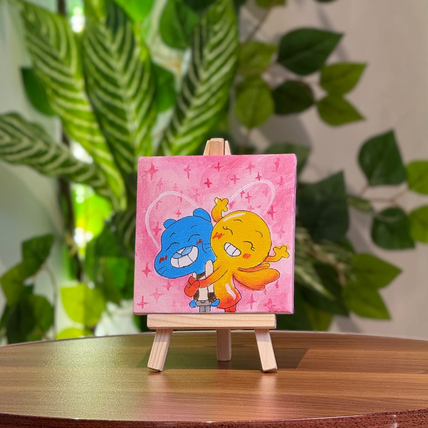 Mini tablo · Gumball (10×10 sm)