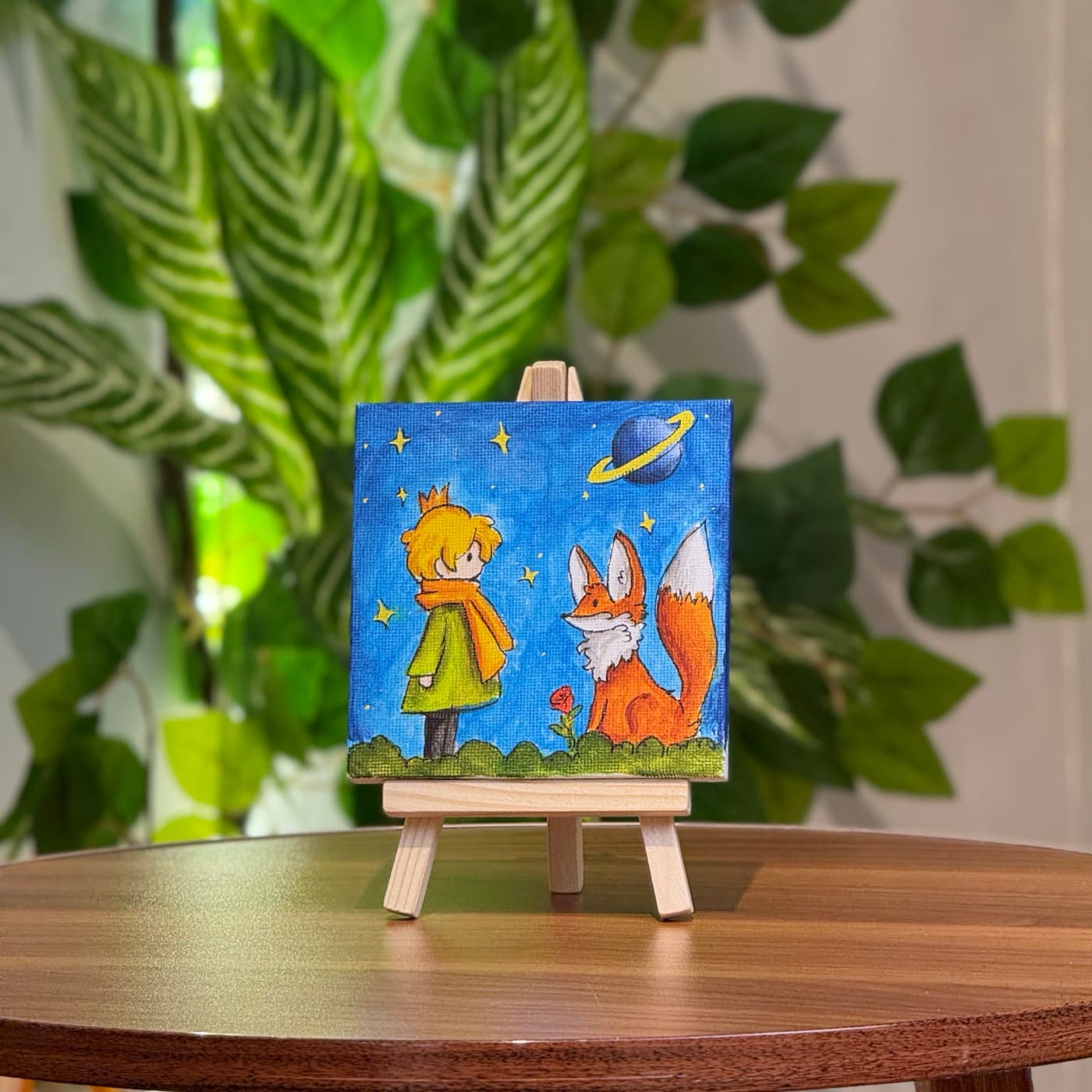 Mini tablo · Little Prince 2 (10×10 sm)