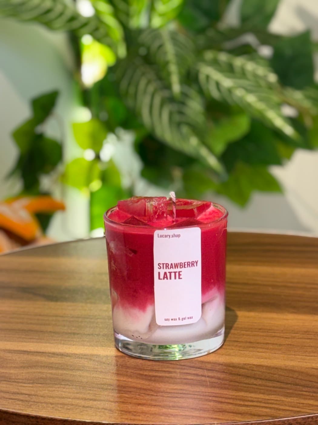 Strawberry latte şam